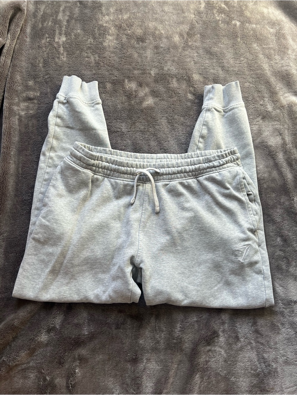Gymshark Light Gray Drawstring Sweatpants